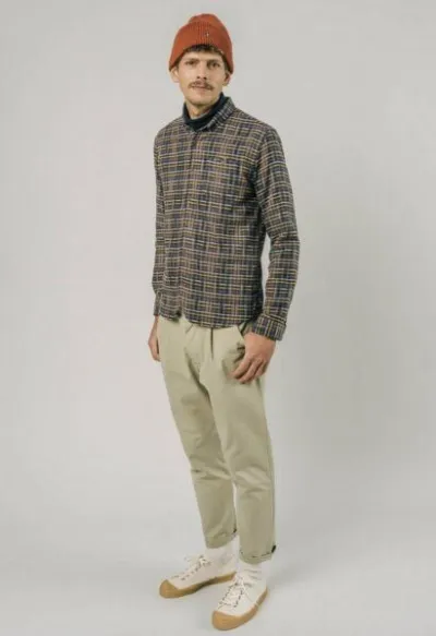 Brava Fabrics Brava Fabrics Bosco Regular Shirt Navy