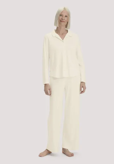 hessnatur hessnatur Damen Pyjama PURE NATURE aus Bio-Baumwolle
