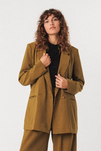 SKFK SKFK Damen vegan Blazer Atxa Braun