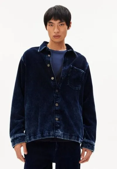 ARMEDANGELS ARMEDANGELS YUNAAI INDIGO CORD Herren Overshirt aus Bio-Baumwolle