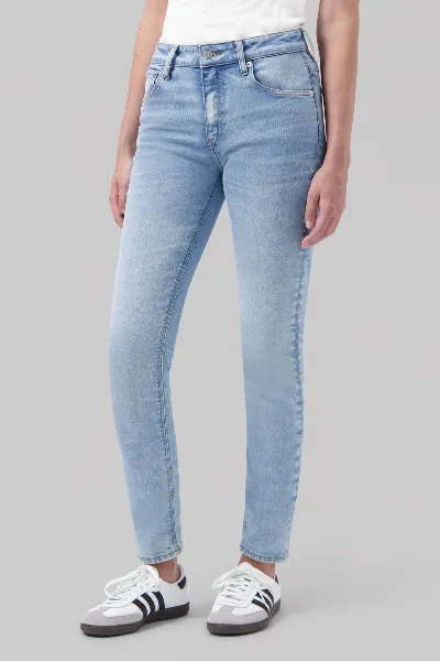 MUD Jeans MUD Jeans Damen vegan Skinny Jeans Skyler Original Steinblau