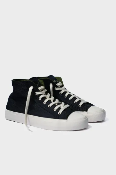 Bamburista Bamburista Herren vegan Hoch Sneaker Herren Grasshopper Corvino Nacht