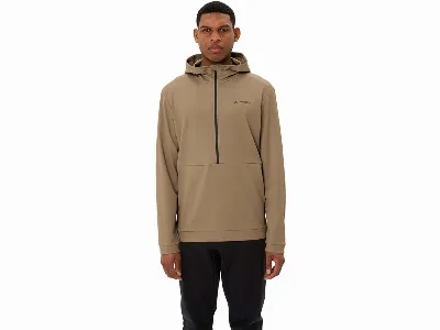 Vaude VAUDE Herren-Half-Zip-Sweater 'Cyclist' mit Kängurutaschen, oat,