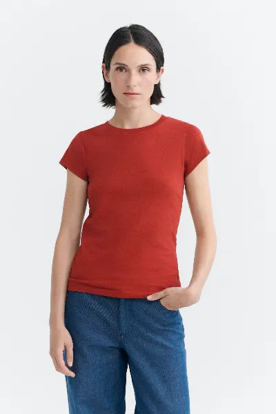 thinking mu Thinking MU Damen vegan T-Shirt Mirna Schlanke Passform