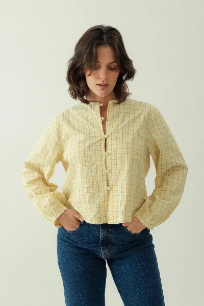 Clotsy Clotsy Damen vegan Bluse Ane