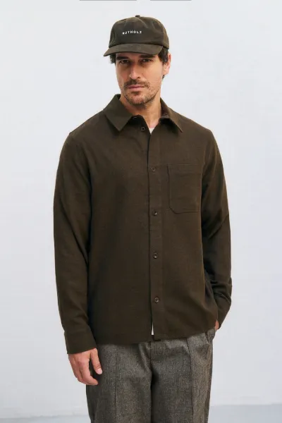 Rotholz Rotholz Herren vegan Hemd Flanell