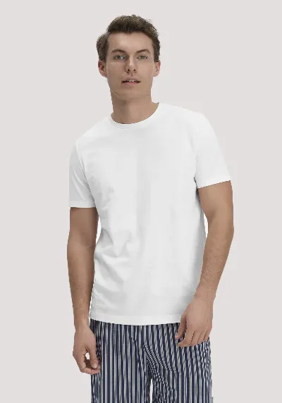 hessnatur hessnatur Herren T-Shirt PURE COTTON aus Bio-Baumwolle - weiß