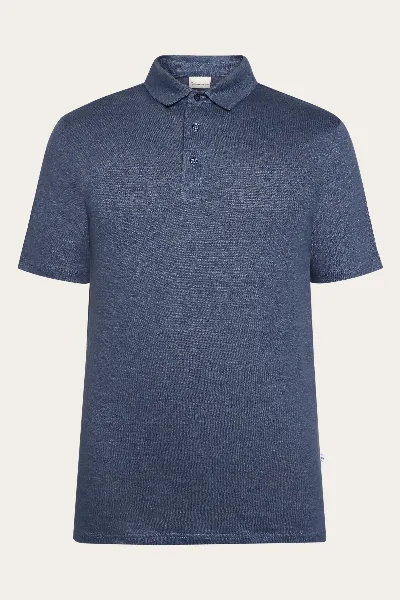 KnowledgeCotton Apparel KnowledgeCotton Apparel Herren vegan Polohemd Vintage Indigo