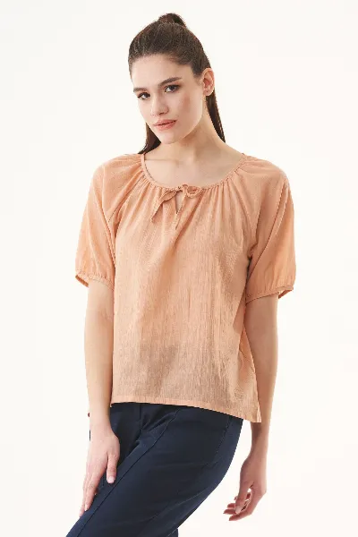 ORGANICATION ORGANICATION Damen vegan Voile Bluse