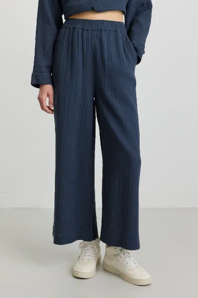 recolution Recolution Damen vegan Culotte Hose Limba Navy