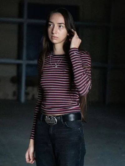 Nudie Jeans Nudie Jeans Longsleeve Jessy Striped Rib - Multi
