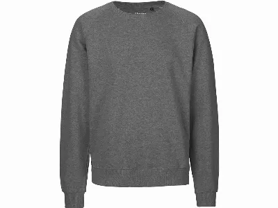 Neutral Neutral Bio-Unisex-Sweatshirt mit Rundhalsausschnitt, dark heather,