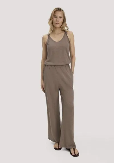 hessnatur hessnatur Jersey Jumpsuit Relaxed aus Leinen und reiner Bio-Baumwolle