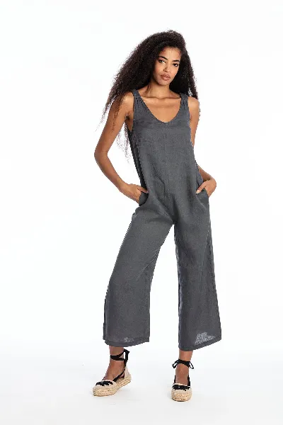 RAVENS VIEW IBIZA RAVENS VIEW IBIZA Damen vegan Jumpsuit Menorca Lava Blau