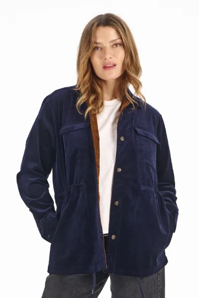 KOMODO KOMODO Damen vegan Hemd Mantra In Marine