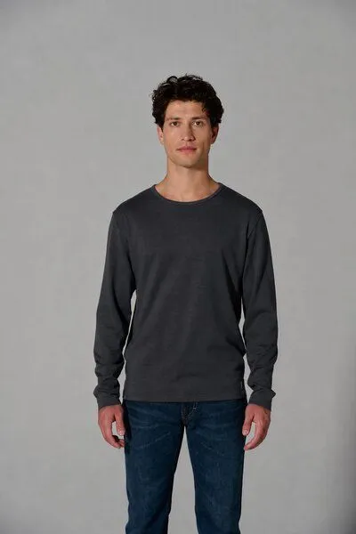 HempAge HempAge Herren Langarmshirt THC Line Hanf/Biobaumwolle