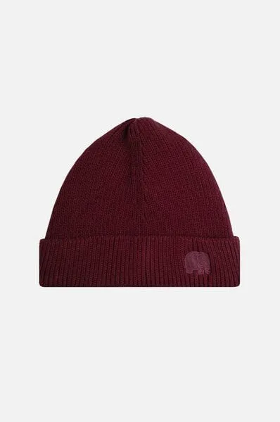 Trendsplant Trendsplant Safor Rib Knit Beanie Burgundy