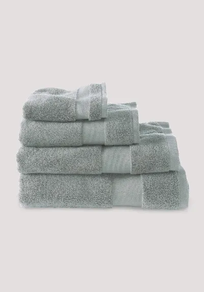 hessnatur hessnatur Frottier Handtuch aus Bio-Baumwolle - grün - Größe 70x140 cm