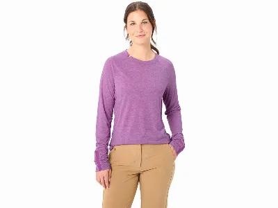 Vaude VAUDE Damen-Langarmshirt Skomer III mit Rundhalsausschnitt, magenta,