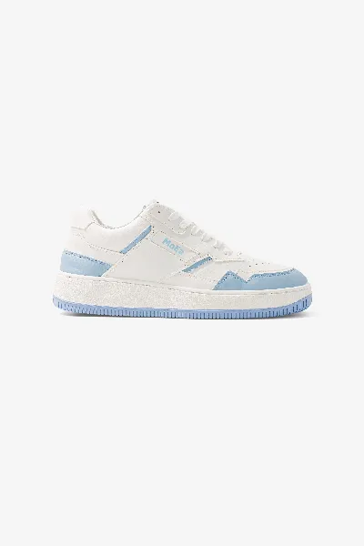 MoEa MoEa Herren vegan Sneaker Gen1 Sport Pet WeiÃŸ & Himmelblau