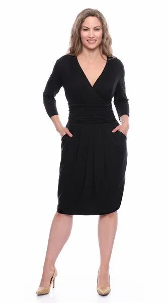 Ingoria Ingoria TIFFANIE Figurfreundliches Etui-Kleid mit Tulpenrock aus TENCEL Modal