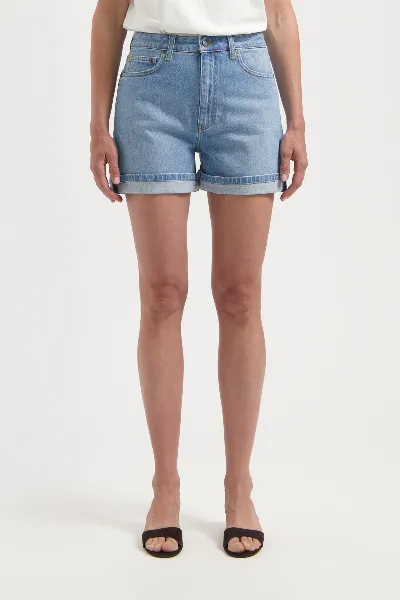 MUD Jeans MUD Jeans Damen vegan Shorts Jazz Light Stone Vintage