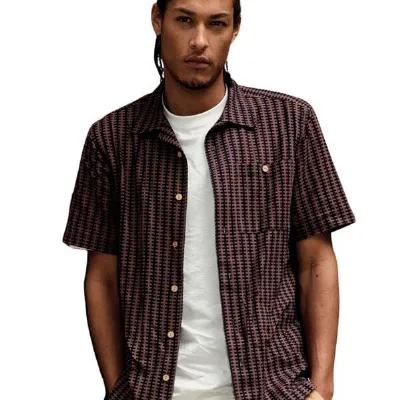 Komodo Komodo Kurzarmhemd Spindrift Print Stripe