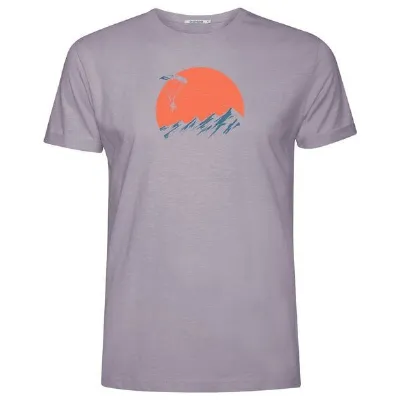 GreenBomb GREENBOMB Print T-Shirt Nature Sky Bike Roll