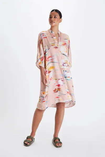 Neu Nomads Neu Nomads Damen vegan Kleid Kerala Flower Blur