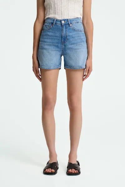 Kings Of Indigo Kings of Indigo Damen vegan Shorts Liora Hopcete Electric Mid Blue