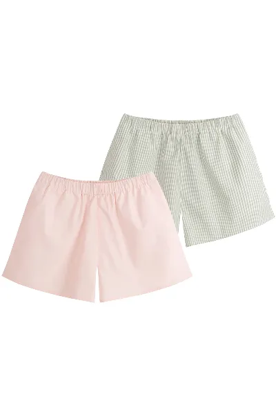 MELA MELA Damen vegan Multipack 2x Pyjama Shorts Bundle Style Vanika Multi Color