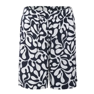 Living Crafts LIVING CRAFTS - Damen Shorts - Gemustert (100% Viskose (Lenzing™Ecovero™)), Nachhaltige Mode, Bio Bekleidung