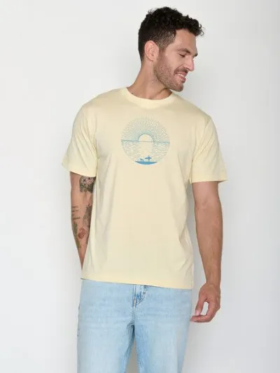 GreenBomb GREENBOMB Surf Friends Fusion - Lässiges Oversize-T-Shirt aus Bio-Baumwolle / hochwertiger Print / GOTS / Fair & Vegan