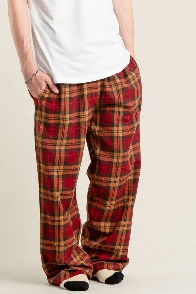 KOMODO KOMODO Herren vegan Pyjamahose Jim Jam Berry
