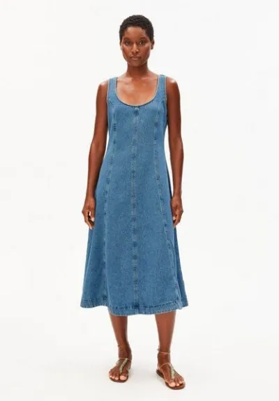 ARMEDANGELS ARMEDANGELS Denim Midi Dress - Damen Jeanskleid aus Biobaumwoll-Mix