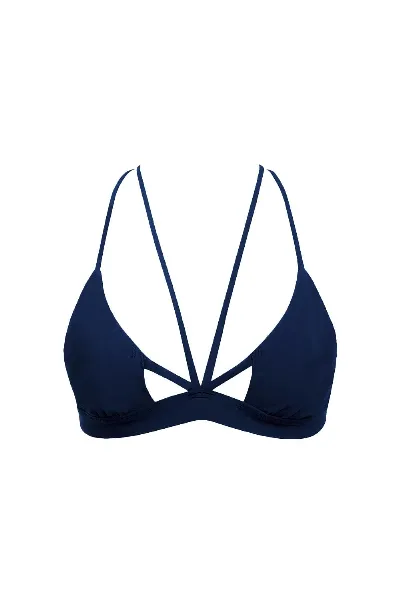 Anekdot Anekdot Damen vegan Nova Bikini-Oberteil Navy