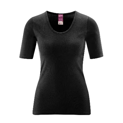 Living Crafts LIVING CRAFTS - Damen Kurzarm-Shirt - Schwarz