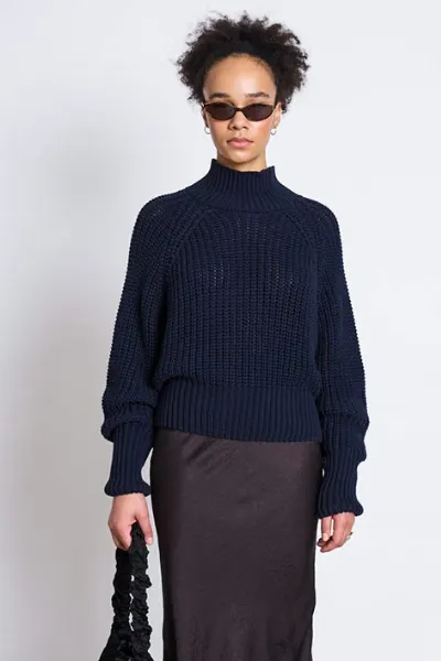 JAN N JUNE JAN 'N JUNE Damen vegan Pullover Ola Night Fall