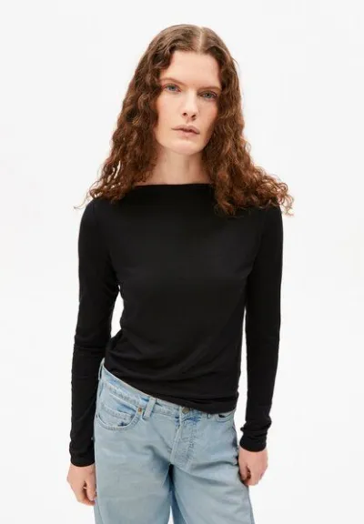 ARMEDANGELS ARMEDANGELS BOAT NECK Damen Longsleeve aus TENCEL Lyocell Mix