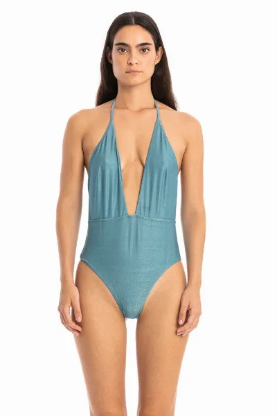 RAVENS VIEW IBIZA RAVENS VIEW IBIZA Damen vegan Badeanzug Scylla Glow Türkis