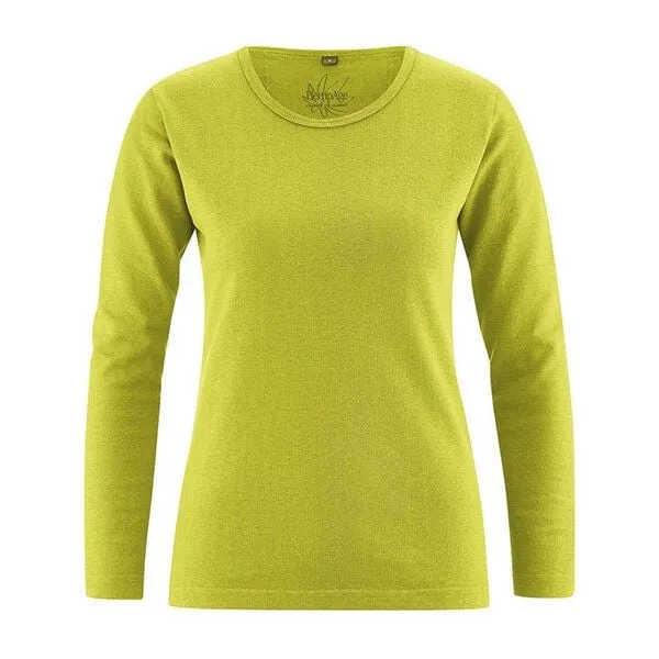HempAge HempAge Langarmshirt Basic Hanf/Biobaumwolle