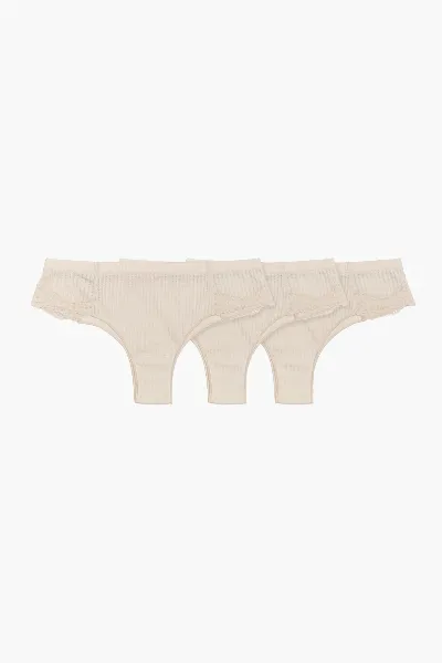 Semi/Romantic Semi/Romantic Damen vegan Multipack Höschen Die Antonia Tapioca