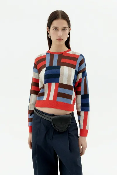 thinking mu Thinking MU Damen vegan Pullover Strick Philis