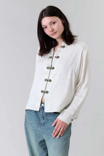 Yahmo Yahmo Damen vegan Bluse Erna Jasmine