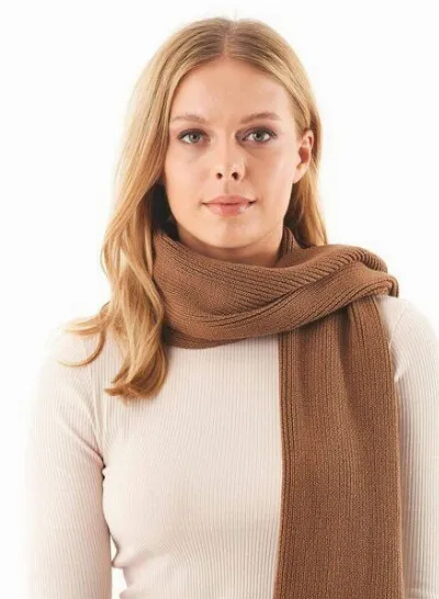 ORGANICATION ORGANICATION Unisex Strickschal aus Bio-Baumwolle