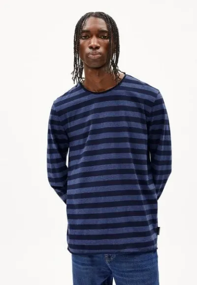 ARMEDANGELS ARMEDANGELS MAARKOS LS STRIPES BR Herren Longsleeve aus Bio-Baumwolle