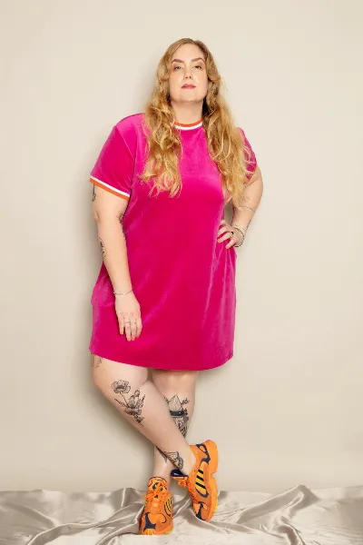 MAHLA MAHLA Damen vegan Kleid Joline Pink