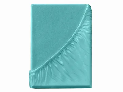  Spannbettlaken Eco-Jersey-Interlock aus Bio-Baumwolle 140-160 x 200 cm, bergsee