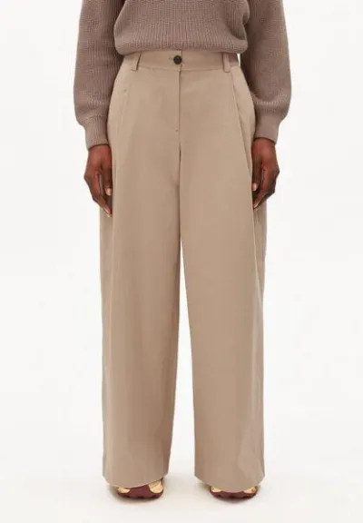 ARMEDANGELS ARMEDANGELS WIDE CHINO TWILL Damen Webhose aus Bio-Baumwoll Mix