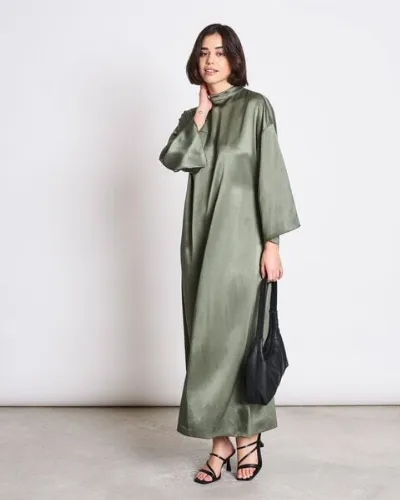 JAN N JUNE JAN N JUNE Maxi Kleid NIEBLA